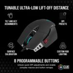 Corsair M65 RGB Ultra Tunable FPS Gaming Mouse Marksman 26,000 DPI Optical Sensor, Optical Switches, AXON Hyper-Processing Technology, Sensor Fusion Control, Tunable Weight System - Black - Image 8
