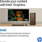 HP OmniDesk Desktop PC, Intel Core Ultra 7 265, 32 GB RAM, 2 TB SSD, Intel Graphics, Windows 11 Home, Microsoft Copilot, Dark Wood, M03-0060 (2025) - Image 9