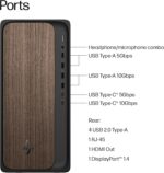 HP OmniDesk Desktop PC, Intel Core Ultra 7 265, 32 GB RAM, 2 TB SSD, Intel Graphics, Windows 11 Home, Microsoft Copilot, Dark Wood, M03-0060 (2025) - Image 10
