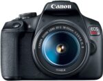 Canon EOS Rebel T7 DSLR Camera|2 Lens Kit with EF18-55mm + EF 75-300mm Lens + 64Gb Memory, LED Video Light, Case, Tripod, Filters, Grip & More(32pc Bundle) (Renewed) - Image 3