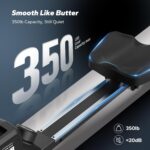 MERACH Foldable Rowing Machines for Home, Magnetic Rowing Machine with 16-Level, Compact Row Saves 20% Space, 350 LBS Load Capacity, Free MERACH App and 1000+ Champion Coaching Course & Games - Image 9