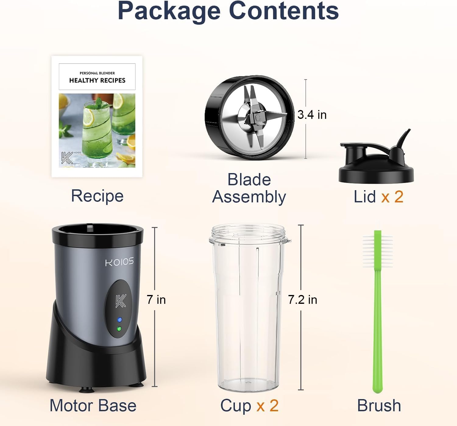 1760993319_KOIOS-Smoothie-Blender-900W-Personal-Blender-for-Shakes-and-Smoothies-for-Kitchen-with-2-No-BPA-22oz-Portable-Cups-Single-Serve-Smoothies-Maker-Mixer-for-Juices-Nutritious-Recipe-Grey-Blue.jpg KOIOS Smoothie Blender, 900W Personal Blender for Shakes and Smoothies for Kitchen with 2 No-BPA 22oz Portable Cups, Single Serve Smoothies Maker Mixer for Juices, Nutritious Recipe (Grey Blue) - Image 8