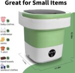 Portable Washing Machine, 16L Mini Washer Foldable and Dryer with 3 Modes Deep Cleaning, Upgraded Small Collapsible Laundry for Travel, Home, Apartment, Hotel and camping - Image 3