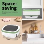 Portable Washing Machine, 16L Mini Washer Foldable and Dryer with 3 Modes Deep Cleaning, Upgraded Small Collapsible Laundry for Travel, Home, Apartment, Hotel and camping - Image 4