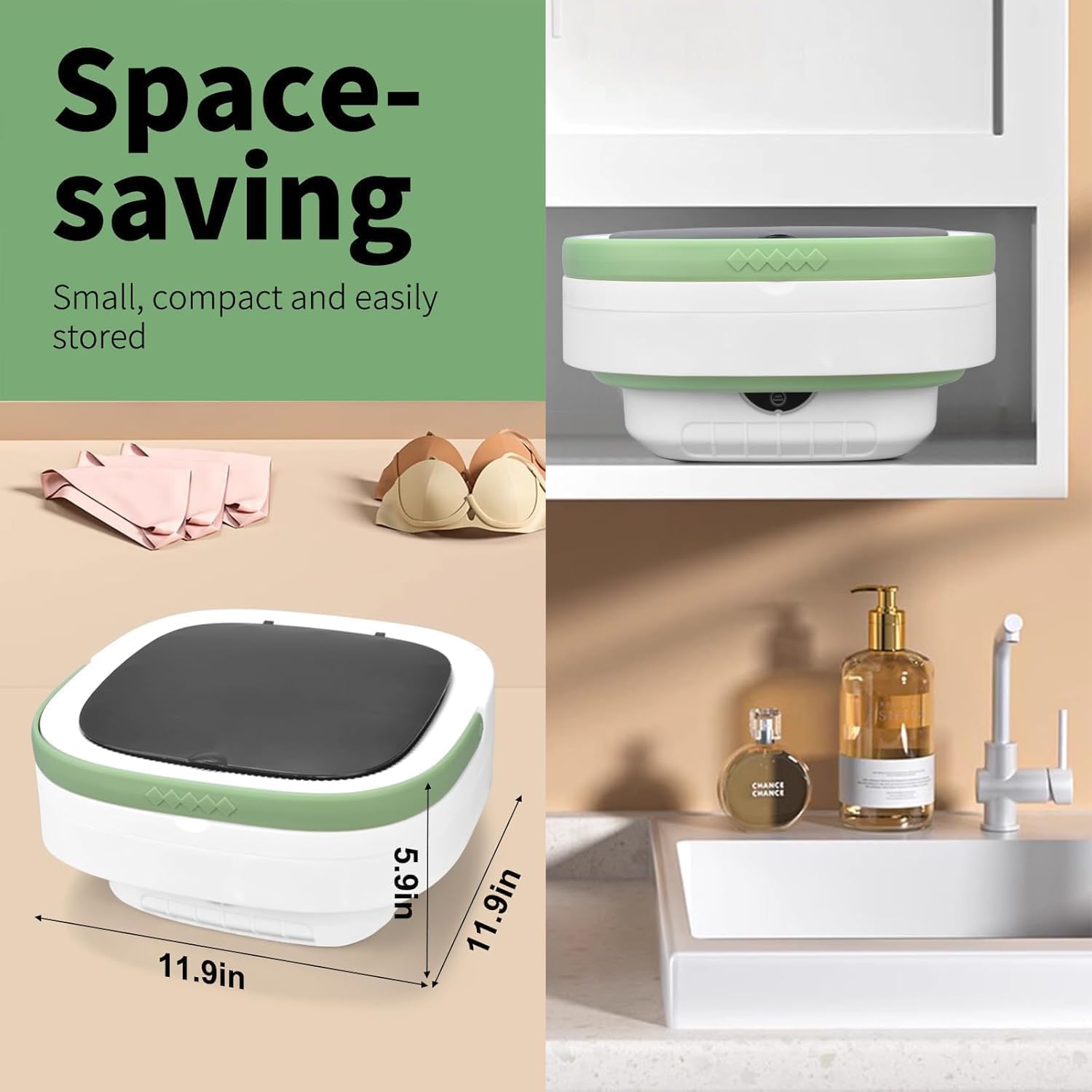 1760996559_Portable-Washing-Machine-16L-Mini-Washer-Foldable-and-Dryer-with-3-Modes-Deep-Cleaning-Upgraded-Small-Collapsible-Laundry-for-Travel-Home-Apartment-Hotel-and-camping.jpg Portable Washing Machine, 16L Mini Washer Foldable and Dryer with 3 Modes Deep Cleaning, Upgraded Small Collapsible Laundry for Travel, Home, Apartment, Hotel and camping - Image 4