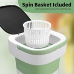 Portable Washing Machine, 16L Mini Washer Foldable and Dryer with 3 Modes Deep Cleaning, Upgraded Small Collapsible Laundry for Travel, Home, Apartment, Hotel and camping - Image 5