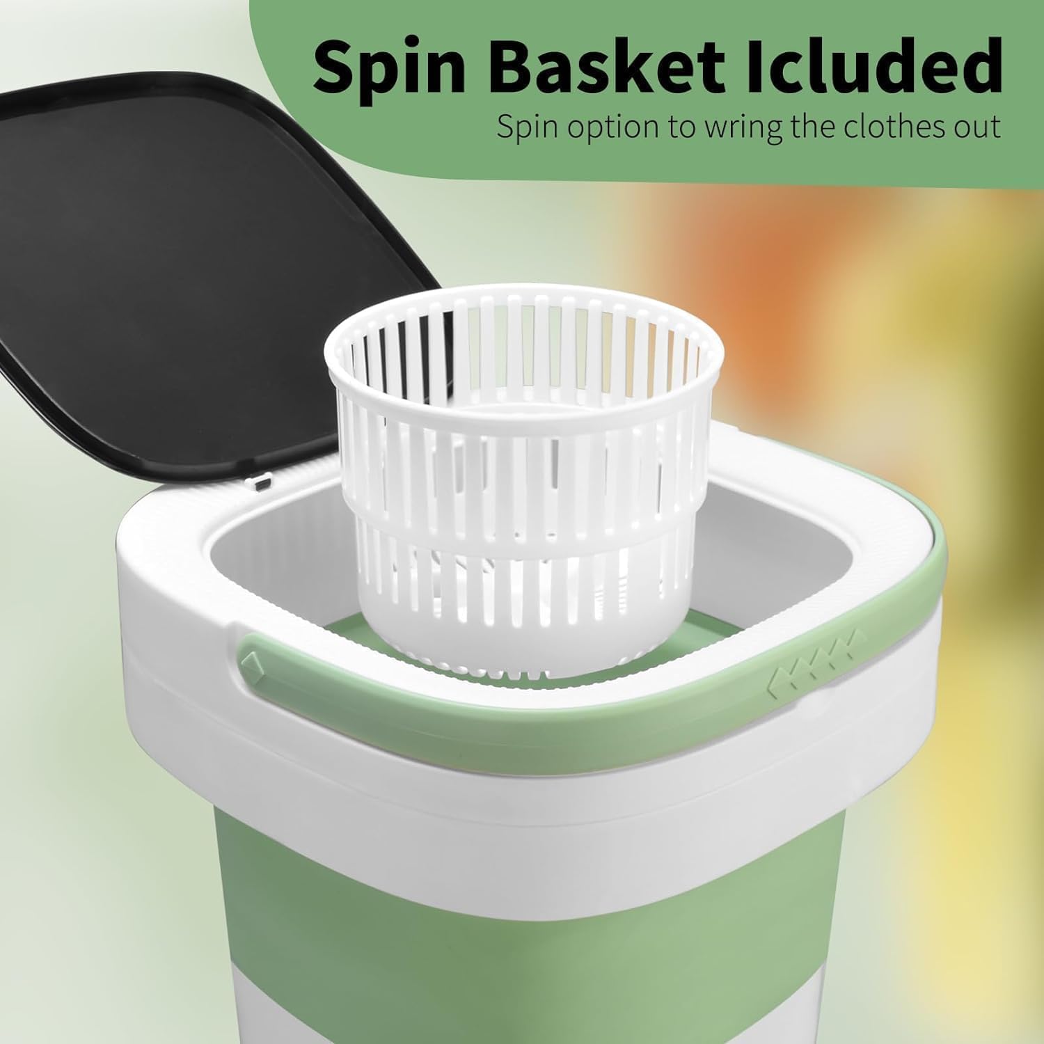 1760996561_Portable-Washing-Machine-16L-Mini-Washer-Foldable-and-Dryer-with-3-Modes-Deep-Cleaning-Upgraded-Small-Collapsible-Laundry-for-Travel-Home-Apartment-Hotel-and-camping.jpg Portable Washing Machine, 16L Mini Washer Foldable and Dryer with 3 Modes Deep Cleaning, Upgraded Small Collapsible Laundry for Travel, Home, Apartment, Hotel and camping - Image 5