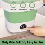 Portable Washing Machine, 16L Mini Washer Foldable and Dryer with 3 Modes Deep Cleaning, Upgraded Small Collapsible Laundry for Travel, Home, Apartment, Hotel and camping - Image 6