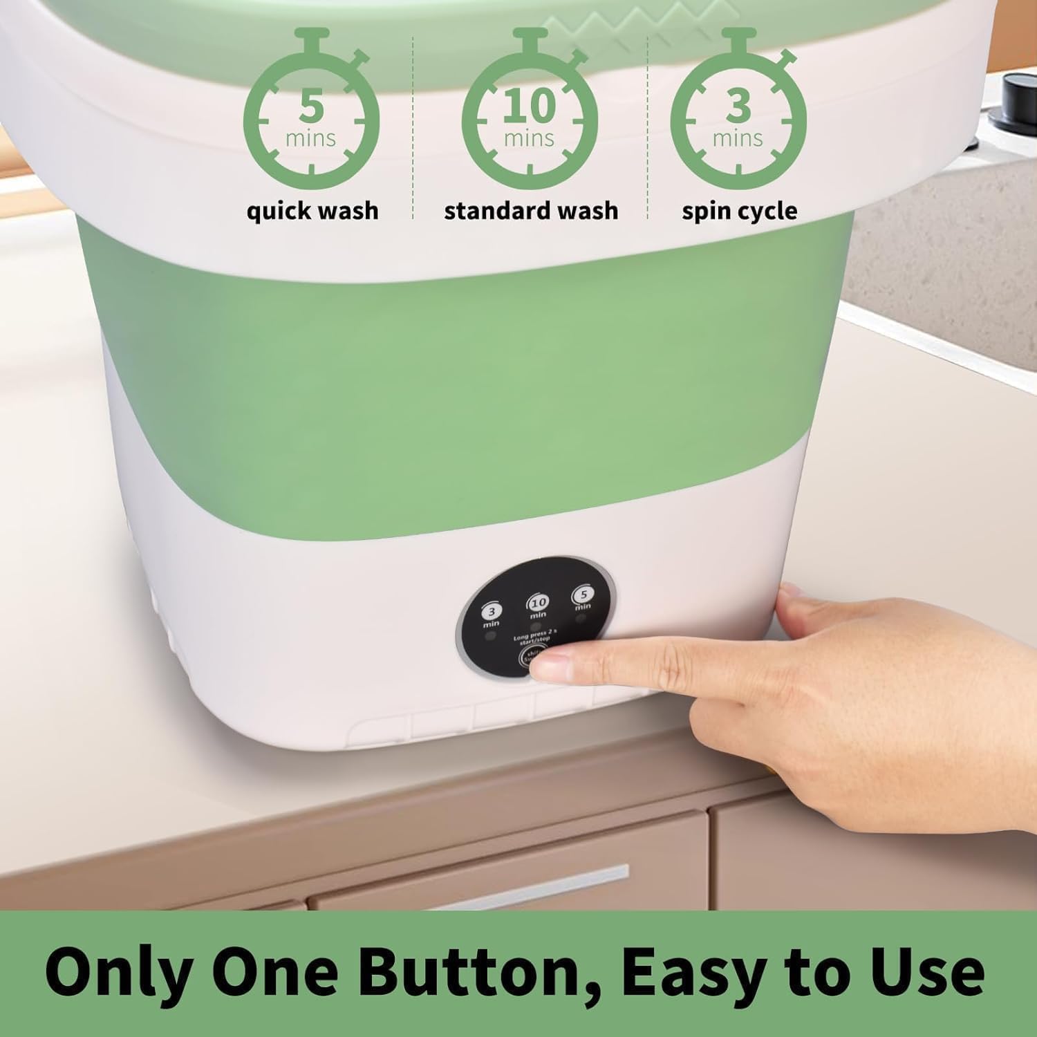 1760996563_Portable-Washing-Machine-16L-Mini-Washer-Foldable-and-Dryer-with-3-Modes-Deep-Cleaning-Upgraded-Small-Collapsible-Laundry-for-Travel-Home-Apartment-Hotel-and-camping.jpg Portable Washing Machine, 16L Mini Washer Foldable and Dryer with 3 Modes Deep Cleaning, Upgraded Small Collapsible Laundry for Travel, Home, Apartment, Hotel and camping - Image 6