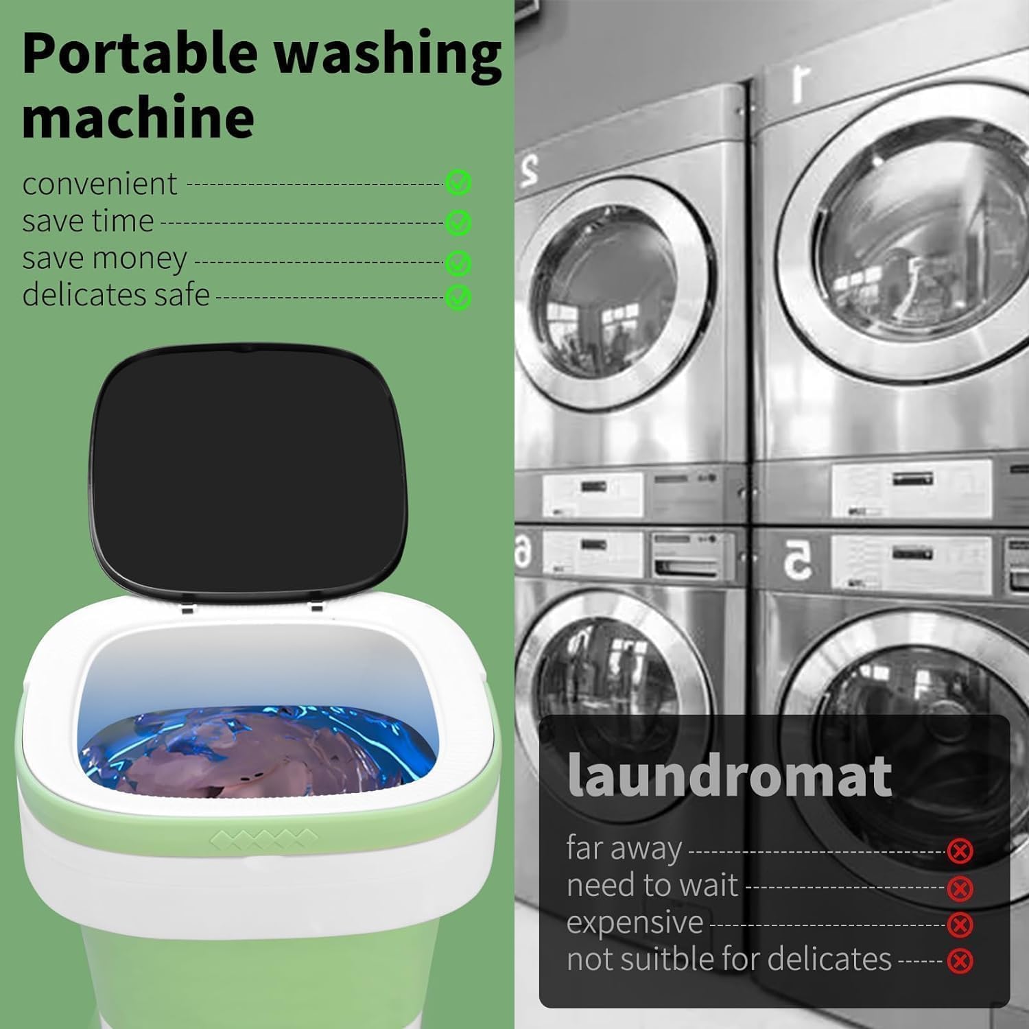 1760996565_Portable-Washing-Machine-16L-Mini-Washer-Foldable-and-Dryer-with-3-Modes-Deep-Cleaning-Upgraded-Small-Collapsible-Laundry-for-Travel-Home-Apartment-Hotel-and-camping.jpg Portable Washing Machine, 16L Mini Washer Foldable and Dryer with 3 Modes Deep Cleaning, Upgraded Small Collapsible Laundry for Travel, Home, Apartment, Hotel and camping - Image 7