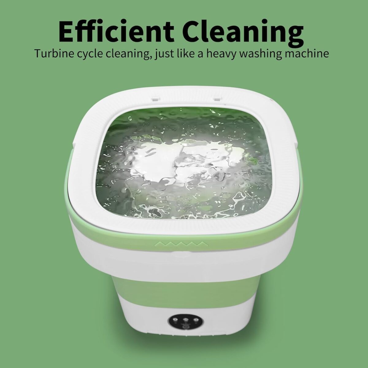 Portable Washing Machine, 16L Mini Washer Foldable and Dryer with 3 Modes Deep Cleaning, Upgraded Small Collapsible Laundry for Travel, Home, Apartment, Hotel and camping - Image 8