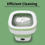 Portable Washing Machine, 16L Mini Washer Foldable and Dryer with 3 Modes Deep Cleaning, Upgraded Small Collapsible Laundry for Travel, Home, Apartment, Hotel and camping - Image 8