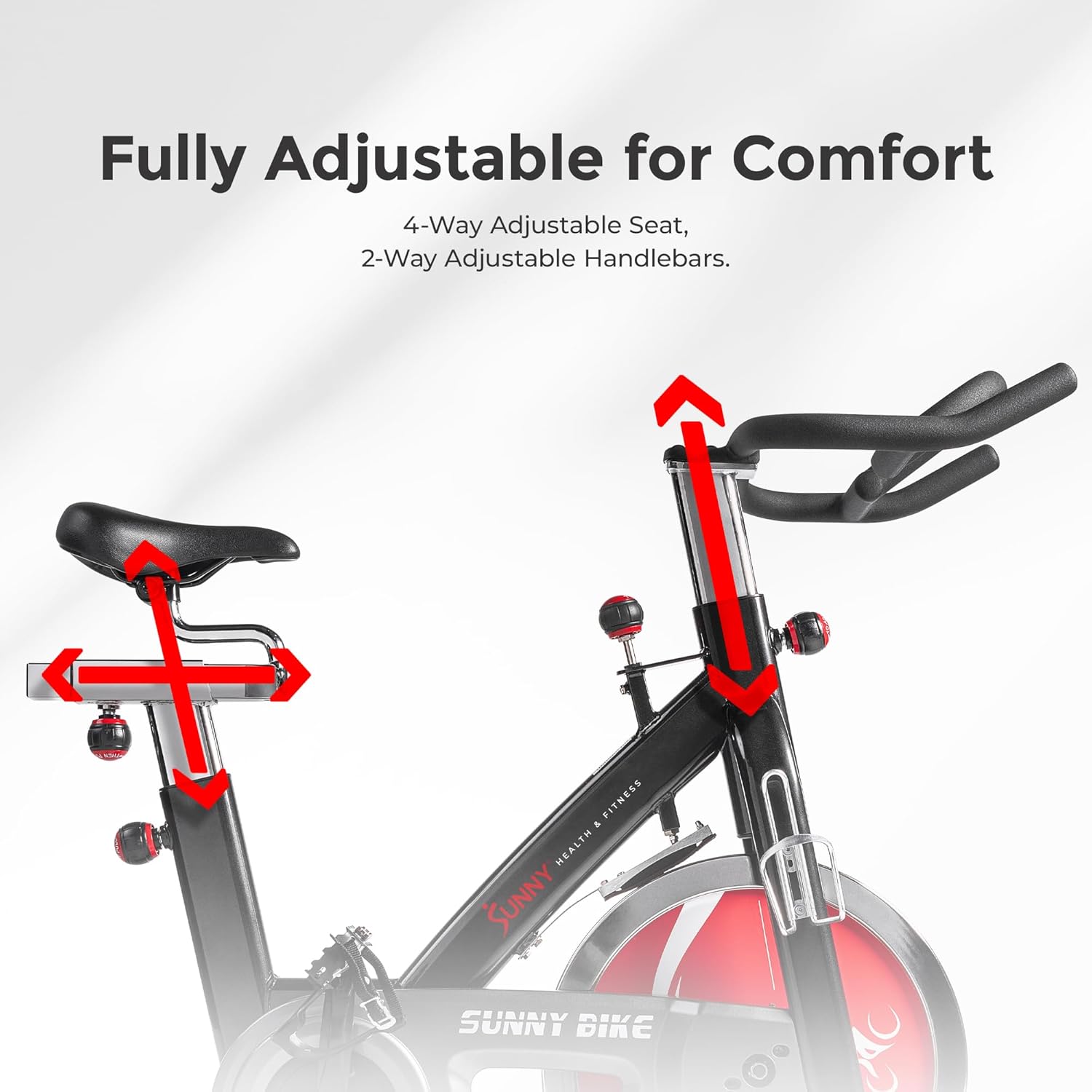 1760998370_Sunny-Health-Fitness-Heavy-Duty-Indoor-Stationary-Exercise-Bike-w49-LB-Flywheel-275LB-Capacity-4-Way-Adjustable-Seat-Multi-Grip-Handlebar-for-Cardio-Training-Cycling-workout-at-Home.jpg Sunny Health & Fitness Heavy-Duty Indoor Stationary Exercise Bike w/49 LB Flywheel & 275LB Capacity, 4-Way Adjustable Seat & Multi-Grip Handlebar for Cardio Training & Cycling workout at Home - Image 6
