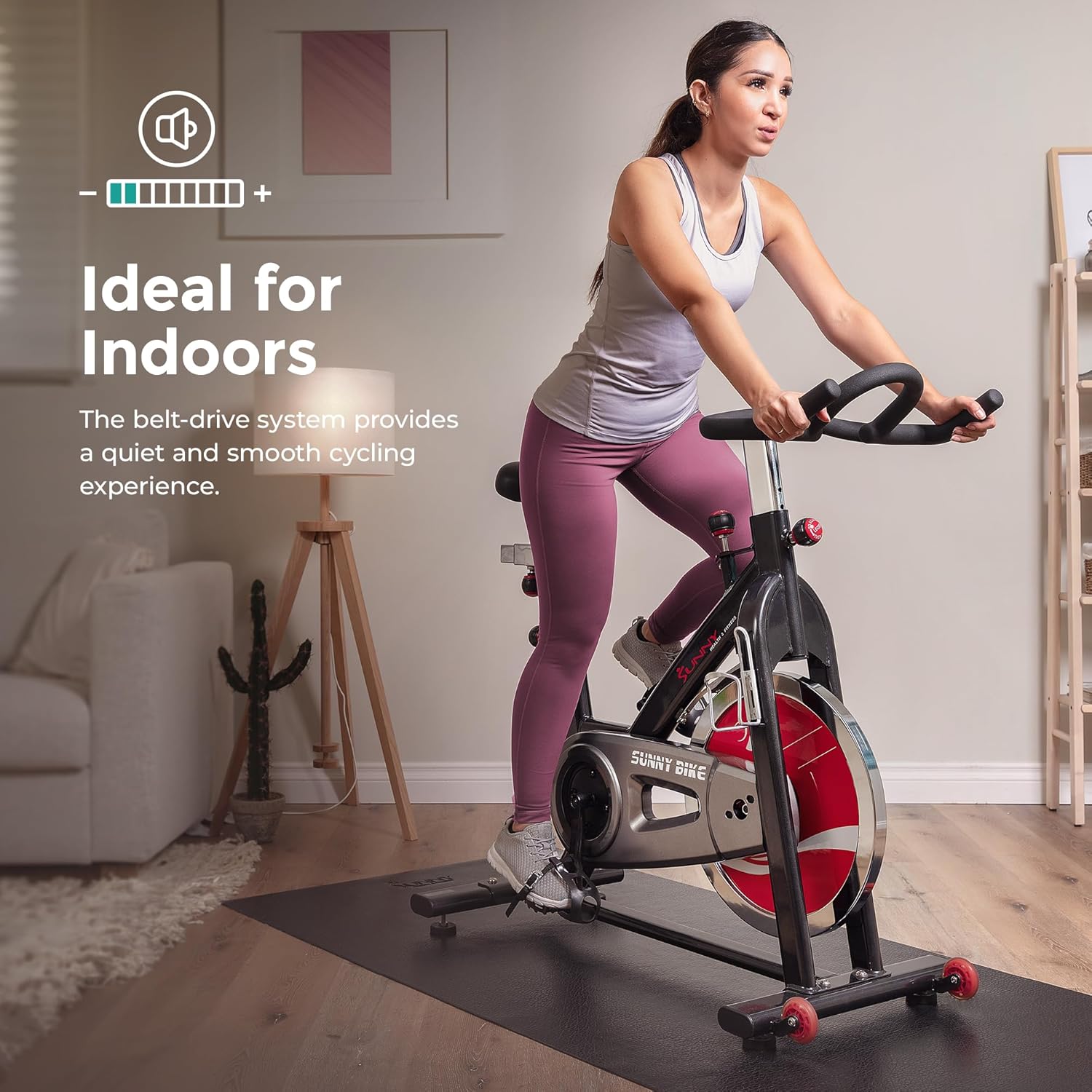 1760998372_Sunny-Health-Fitness-Heavy-Duty-Indoor-Stationary-Exercise-Bike-w49-LB-Flywheel-275LB-Capacity-4-Way-Adjustable-Seat-Multi-Grip-Handlebar-for-Cardio-Training-Cycling-workout-at-Home.jpg Sunny Health & Fitness Heavy-Duty Indoor Stationary Exercise Bike w/49 LB Flywheel & 275LB Capacity, 4-Way Adjustable Seat & Multi-Grip Handlebar for Cardio Training & Cycling workout at Home - Image 7
