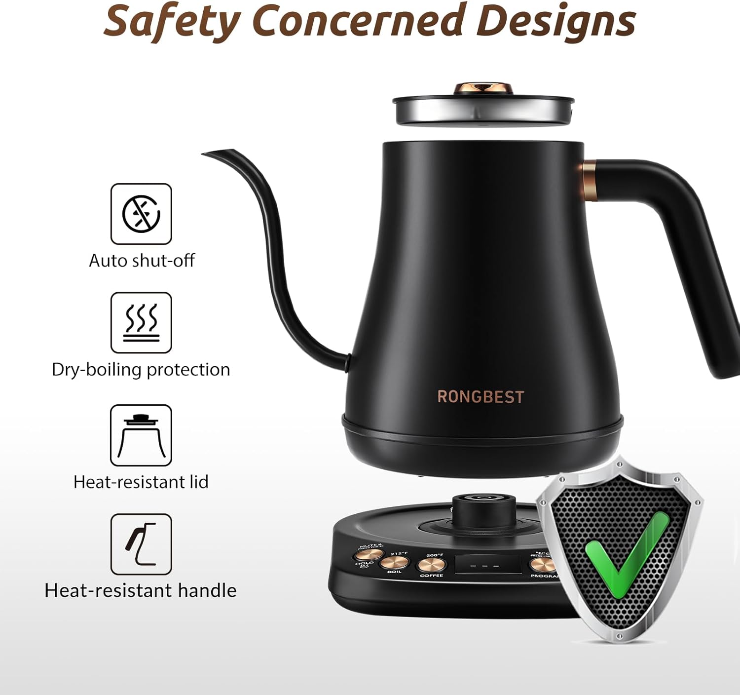 1761006867_Electric-Gooseneck-Kettle-1200W-6-Temperature-Settings-Stainless-Steel-Inner-Lid-Bottom-1L-Quick-Heating-Pour-Over-Kettle-for-Coffee-Tea-Matte-Black.jpg Electric Gooseneck Kettle, 1200W, 6 Temperature Settings, Stainless Steel Inner Lid & Bottom, 1L Quick Heating Pour Over Kettle for Coffee & Tea, Matte Black - Image 7