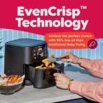 Instant Pot 4QT VORTEX 6-in-1 Mini Air Fryer, Air fry, Bake, Roast, Broil, Dehydrate or Reheat, Black, 4 Quarts - Image 6