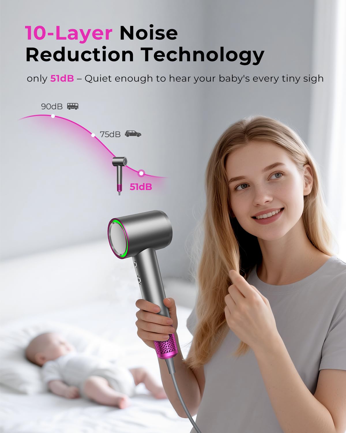1761015613_SHRATE-Professional-High-Speed-Ionic-Hair-Dryer-Ultra-Fast-Drying-500-Million-Negative-Ions-Low-Noise-160000-RPM-Compact-Blow-Dryer-with-Magnetic-Diffuser-for-Faster-Drying-All-Hair-Types.jpg SHRATE Professional High Speed Ionic Hair Dryer | Ultra-Fast Drying | 500 Million Negative Ions | Low Noise | 160000 RPM | Compact Blow Dryer with Magnetic Diffuser for Faster Drying All Hair Types - Image 8