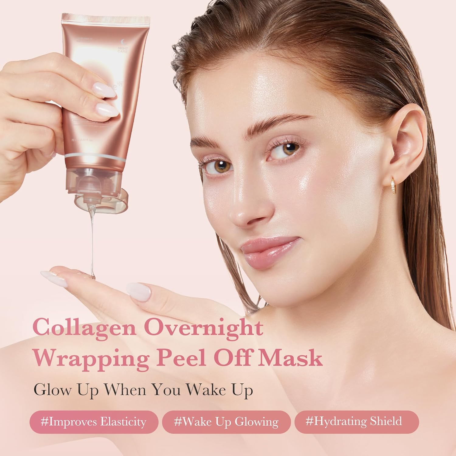 1761032342_medicube-Collagen-Overnight-Wrapping-Peel-Off-Facial-Mask-Pack-Elasticity-Hydration-Care-Reduces-Sagging-Dullness-Hydrolyzed-Collagen-For-Glowing-Skin-Korean-Skin-Care-2.53-fl.oz_.jpg medicube Collagen Overnight Wrapping Peel Off Facial Mask Pack - Elasticity & Hydration Care, Reduces Sagging & Dullness - Hydrolyzed Collagen For Glowing Skin - Korean Skin Care, 2.53 fl.oz - Image 4
