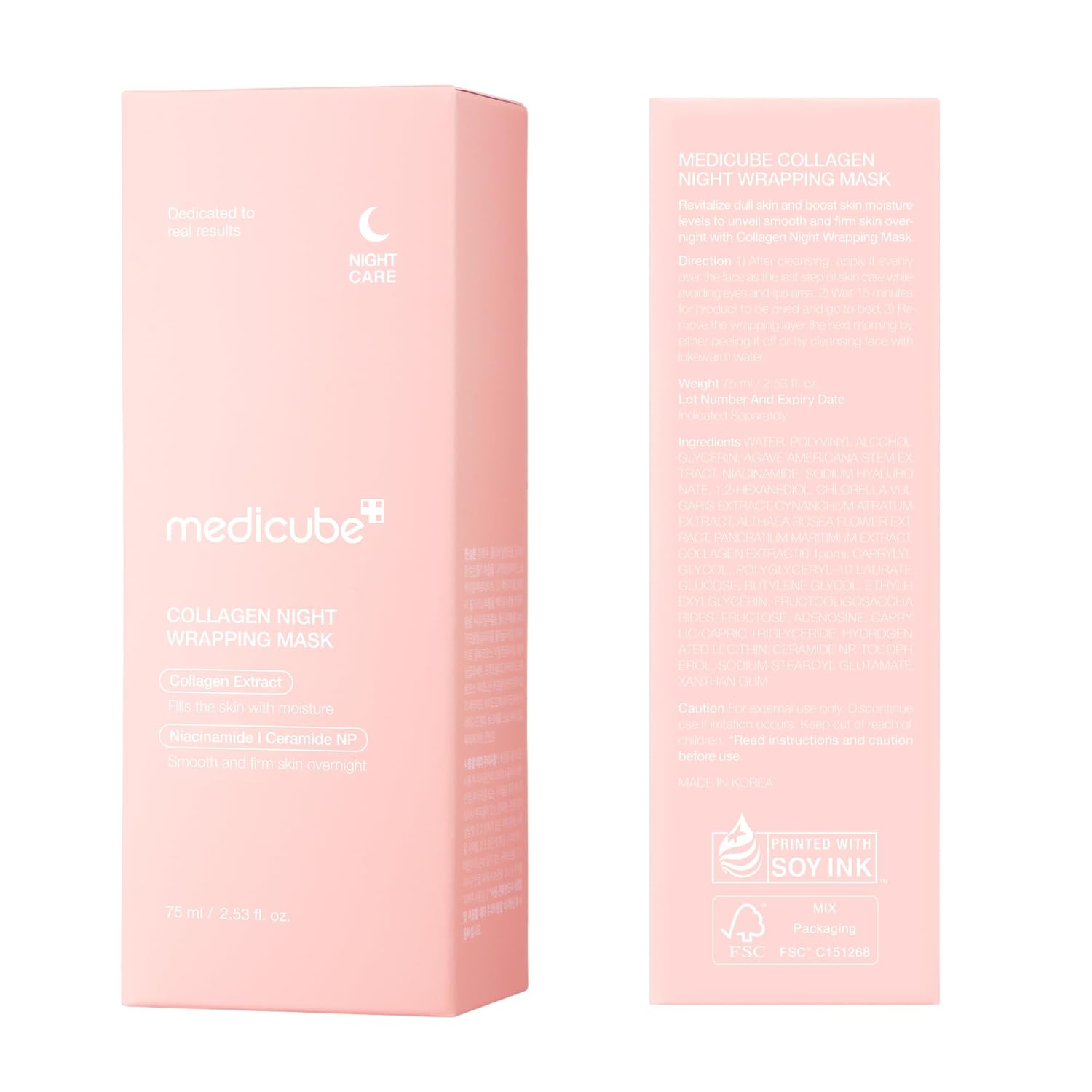 1761032367_medicube-Collagen-Overnight-Wrapping-Peel-Off-Facial-Mask-Pack-Elasticity-Hydration-Care-Reduces-Sagging-Dullness-Hydrolyzed-Collagen-For-Glowing-Skin-Korean-Skin-Care-2.53-fl.oz_.jpg medicube Collagen Overnight Wrapping Peel Off Facial Mask Pack - Elasticity & Hydration Care, Reduces Sagging & Dullness - Hydrolyzed Collagen For Glowing Skin - Korean Skin Care, 2.53 fl.oz - Image 9