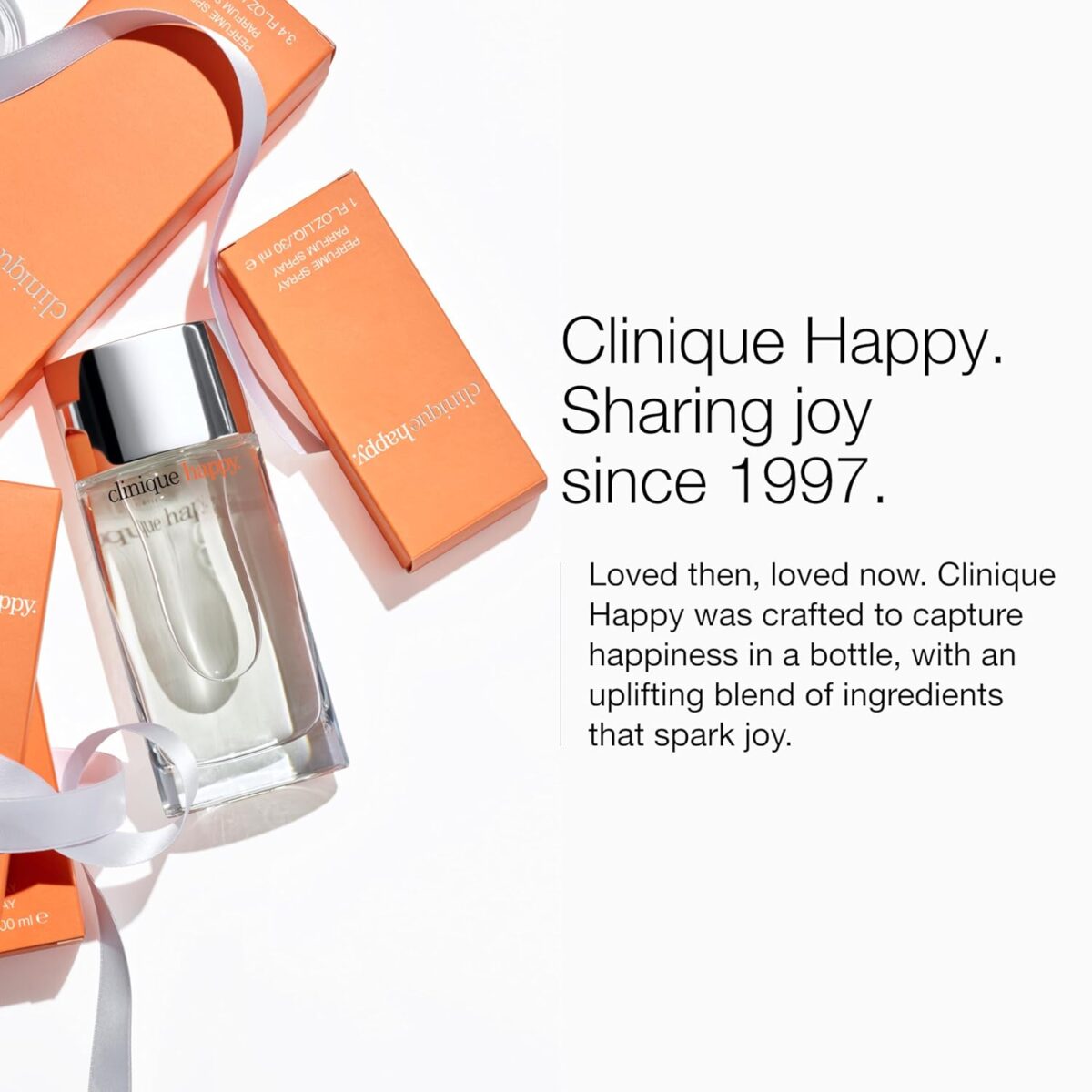 Clinique Happy Eau de Parfum Spray | Notes of Grapefruit, Bergamot, Hawaiian Wedding Flower + Spring Mimosa | Perfumes for Women - Image 7