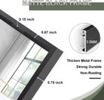Rectangle Bathroom Mirror 28x34 inch, Large Mirror with Black Frame, Rectangular Vanity Mirror 28" X 34", Modern Matte Wall Mounting Mirrors, Hang Horizontal or Vertical - Image 7