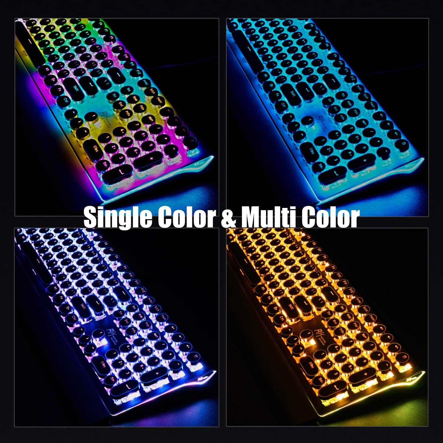 1761033118_RK-ROYAL-KLUDGE-S108-Typewriter-Keyboard-Retro-Mechanical-Gaming-Keyboard-Wired-108-Keys-with-RGB-Backlit-Sidelight-Detachable-Wrist-Rest-Round-Keycaps-Blue-Switches-Black.jpg RK ROYAL KLUDGE S108 Typewriter Keyboard, Retro Mechanical Gaming Keyboard Wired 108 Keys with RGB Backlit Sidelight, Detachable Wrist Rest, Round Keycaps Blue Switches - Black - Image 7