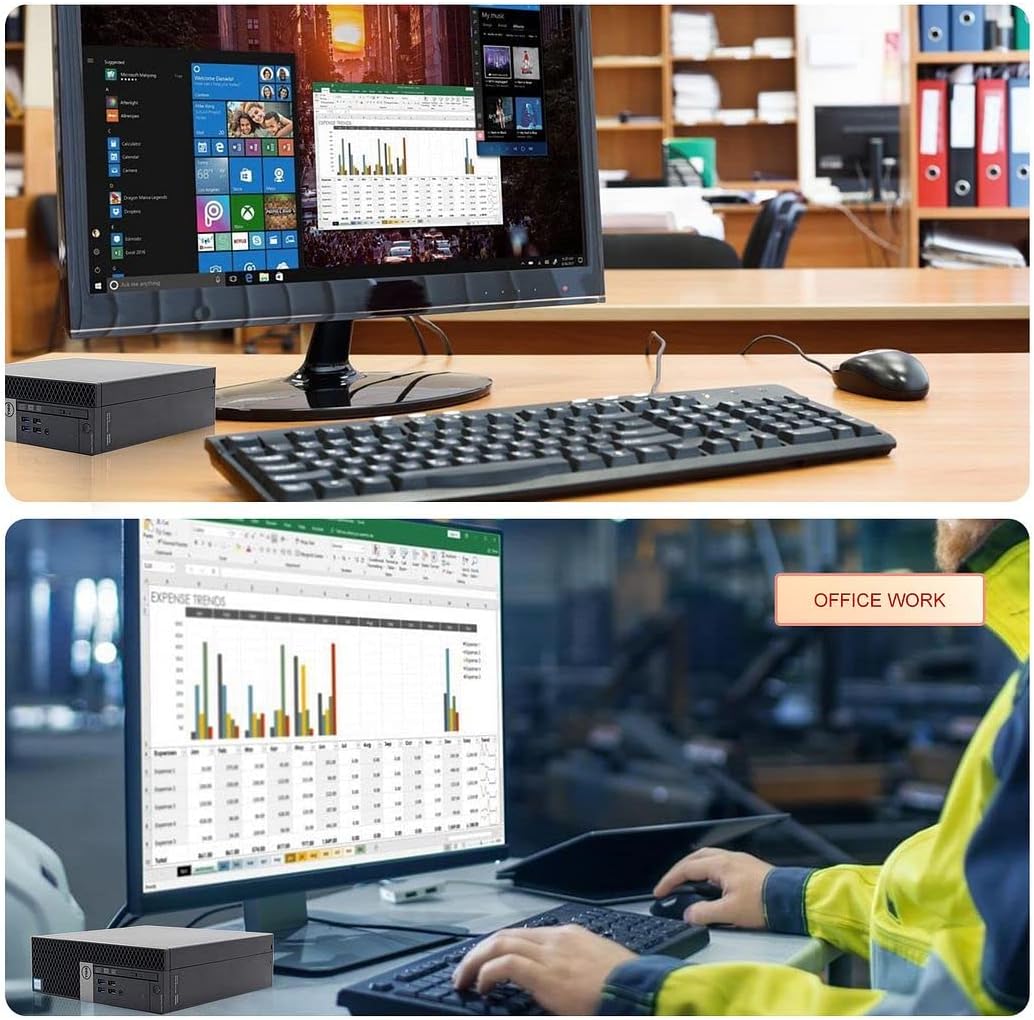 1761033554_Dell-Desktop-Computer-Windows-11-Pro-OptiPlex-7040-i7-Refurbished-Small-Form-Factor-PC-i7-6700-3.40GHz32GB-Ram-DDR4-New-1TB-M.2-NVMe-SSDAX210-Built-in-WiFi-6E-HDMI-3-Monitor-Support-Renewed.jpg Dell Desktop Computer Windows 11 Pro OptiPlex 7040 i7 Refurbished Small Form Factor PC, i7-6700 3.40GHz,32GB Ram DDR4 New 1TB M.2 NVMe SSD,AX210 Built-in WiFi 6E, HDMI 3 Monitor Support (Renewed) - Image 4