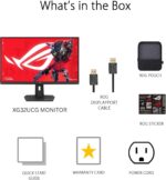 ASUS ROG Strix 32” 4K HDR Gaming Monitor (XG32UCG) – 3840x2160, Dual Mode (4K 160Hz/FHD 320Hz), 0.3ms, Fast IPS, Extreme Low Motion Blur Sync, USB-C, G-SYNC Compatible, Tripod Socket, 3 yr Warranty - Image 10