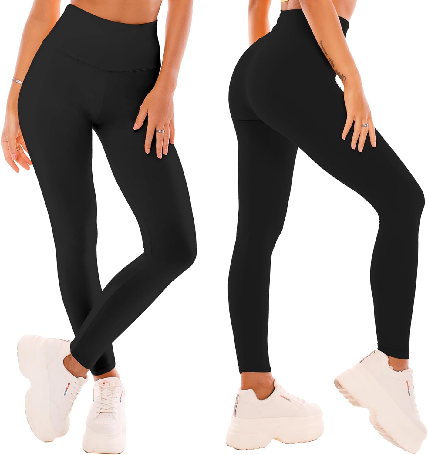1761034774_SINOPHANT-High-Waisted-Leggings-for-Women-Full-Length-Capri-Buttery-Soft-Yoga-Pants-for-Workout-Athletic.jpg SINOPHANT High Waisted Leggings for Women - Full Length Capri Buttery Soft Yoga Pants for Workout Athletic - Image 3