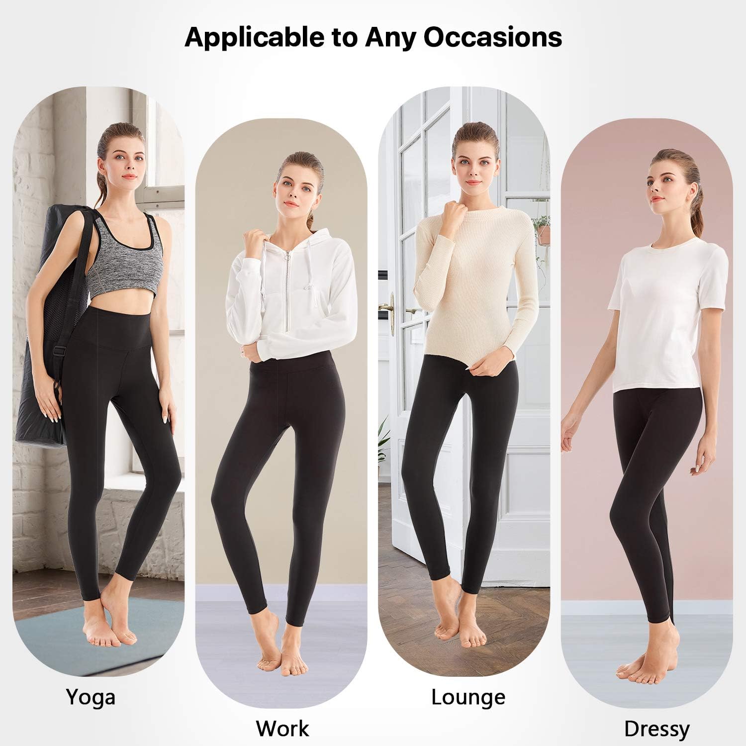 1761034779_SINOPHANT-High-Waisted-Leggings-for-Women-Full-Length-Capri-Buttery-Soft-Yoga-Pants-for-Workout-Athletic.jpg SINOPHANT High Waisted Leggings for Women - Full Length Capri Buttery Soft Yoga Pants for Workout Athletic - Image 6