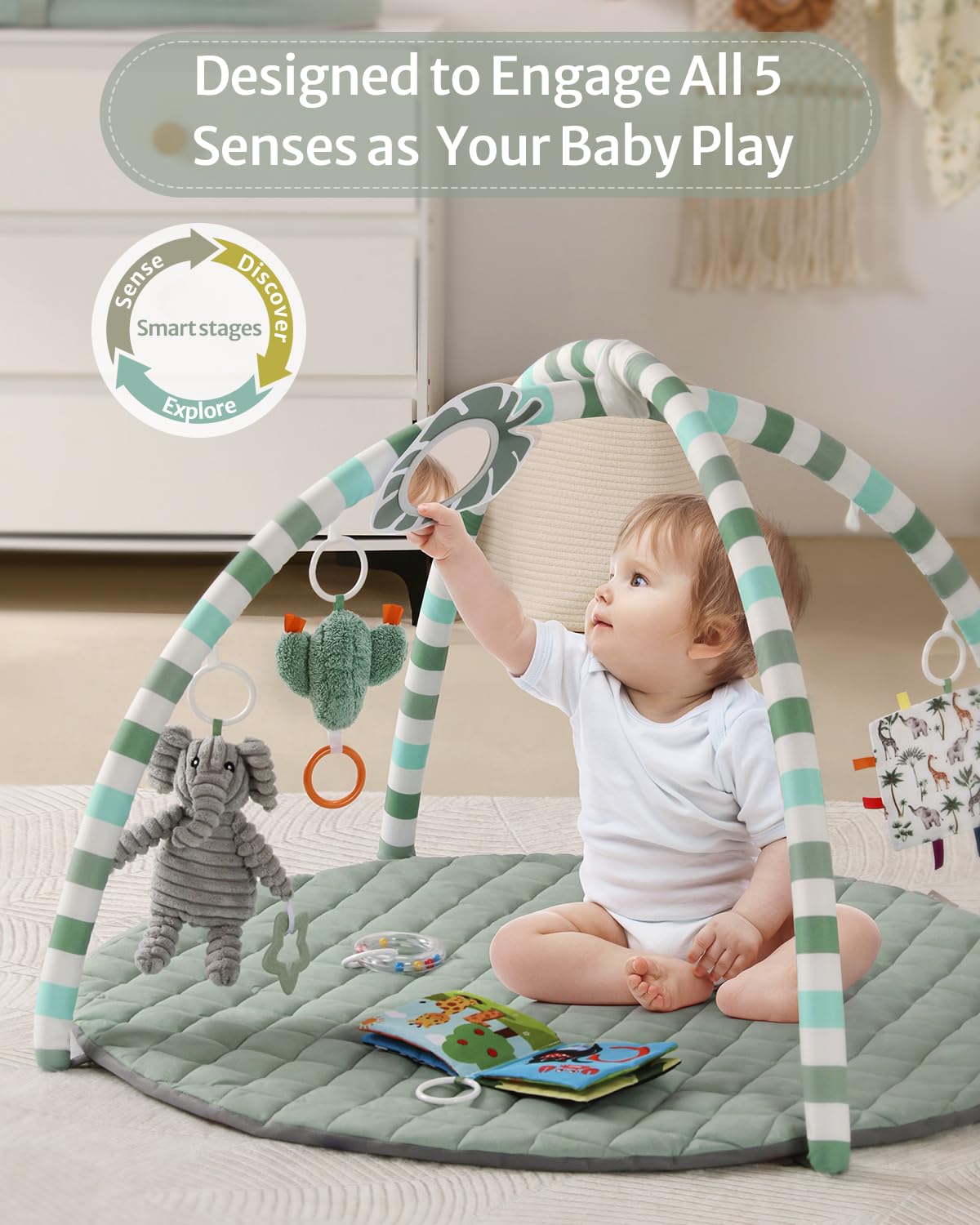 1761081927_Blissful-Diary-Baby-Play-Gym-Mat-Play-Mat-Activity-Mat-with-6-Detachable-Toys-for-Stage-Based-Sensory-Motor-Skill-Development-Easy-to-Install-Clean-Baby-Essentials-Gift-Sage-Green.jpg Blissful Diary Baby Play Gym Mat, Play Mat Activity Mat with 6 Detachable Toys for Stage-Based Sensory & Motor Skill Development, Easy to Install & Clean, Baby Essentials Gift, Sage Green - Image 3