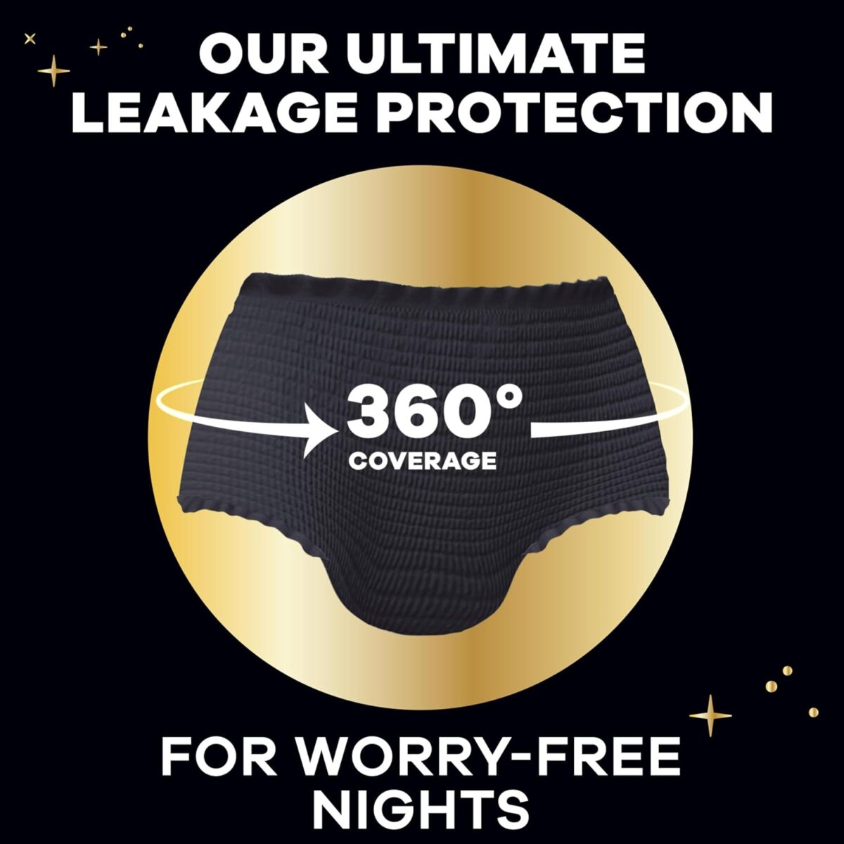 Always ZZZ Overnight Disposable Period Underwear for Women Small/Medium, 360° Coverage for Worry-Free Nights, 14 Count (2 Packs of 7) - Image 4