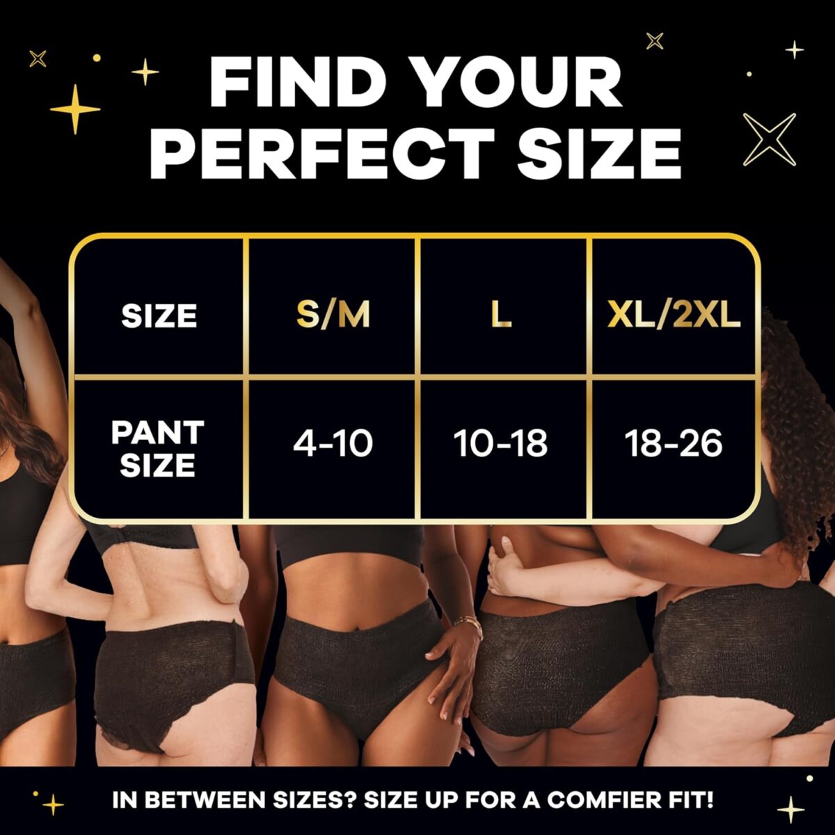 Always ZZZ Overnight Disposable Period Underwear for Women Small/Medium, 360° Coverage for Worry-Free Nights, 14 Count (2 Packs of 7) - Image 8