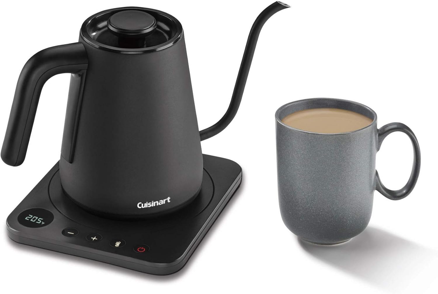 1761093356_Cuisinart-GK-1-Digital-Goose-Neck-Kettle-Precision-Gooseneck-Spout-Designed-for-Precise-Pour-Control-that-Holds-1-Liter-1200-Watt-Allows-for-Quick-Heat-Up-Stainless-SteelBlack.jpg Cuisinart GK-1 Digital Goose Neck Kettle, Precision Gooseneck Spout Designed for Precise Pour Control that Holds 1-Liter, 1200-Watt Allows for Quick Heat Up, Stainless Steel,Black - Image 4