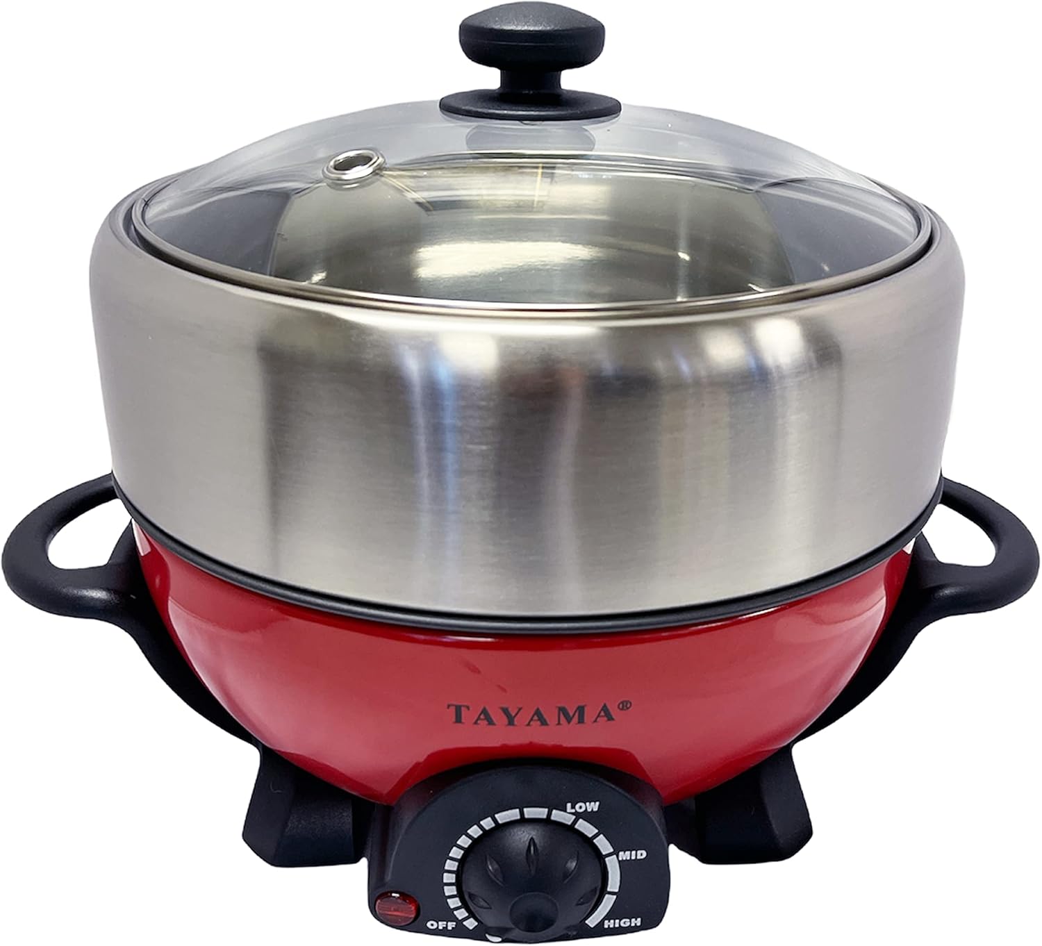 1761096762_Shabu-and-Grill-3-Qt.-Red-Electric-Multi-Cooker-with-Stainless-Steel-Pot.jpg Shabu and Grill 3 Qt. Red Electric Multi-Cooker with Stainless Steel Pot - Image 5