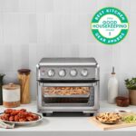Cuisinart Air Fryer Toaster Oven with Grill, 1800W 8-1 Air Fryer Oven with Bake, Convection Bake, Grill, Broil and Warm Options, Large Capacity, 60-Minute Timer, TOA-70, Stainless Steel - Image 3