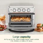 Cuisinart Air Fryer Toaster Oven with Grill, 1800W 8-1 Air Fryer Oven with Bake, Convection Bake, Grill, Broil and Warm Options, Large Capacity, 60-Minute Timer, TOA-70, Stainless Steel - Image 4