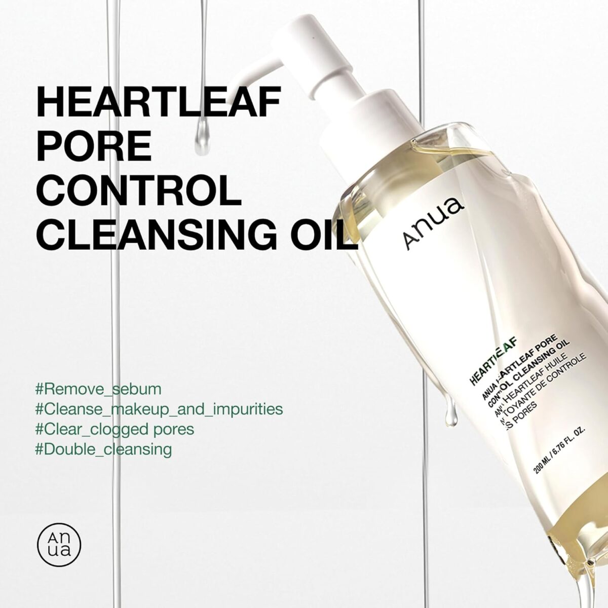 Anua 3-Step Glass Skin Beginner Set, Double Cleansing with Facial Serum, Oil Cleanser & Face Wash with Heartleaf, Daily Routine with Niacinamide, Korean Skincare Set - Image 4