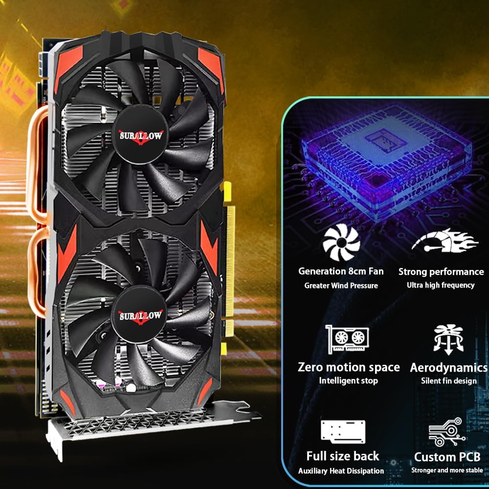 1761121687_RX-580-8GB-Graphics-Card-2048SPGDDR5256-Bit-Graphics-Card-for-Gaming-PCPCIE-3.0Twin-Freeze-Fans-Computer-Video-Card-with-HDMIDPPorts.jpg RX 580 8GB Graphics Card, 2048SP,GDDR5,256 Bit Graphics Card for Gaming PC,PCIE 3.0,Twin Freeze Fans Computer Video Card with HDMI/DP/Ports - Image 4