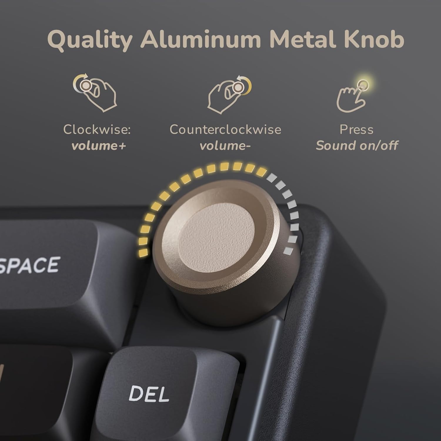 1761122506_RK-ROYAL-KLUDGE-R65-Wired-Gaming-Keyboard-with-Volume-Knob-60-Percent-RGB-Backlit-Mechanical-Keyboard-Gasket-Mount-with-PBT-Keycaps-MDA-Profile-QMKVIA-66-Keys-Hot-Swappable-Cream-Switch-Black.jpg RK ROYAL KLUDGE R65 Wired Gaming Keyboard with Volume Knob, 60% Percent RGB Backlit Mechanical Keyboard Gasket Mount with PBT Keycaps, MDA Profile, QMK/VIA, 66 Keys Hot Swappable Cream Switch, Black - Image 4