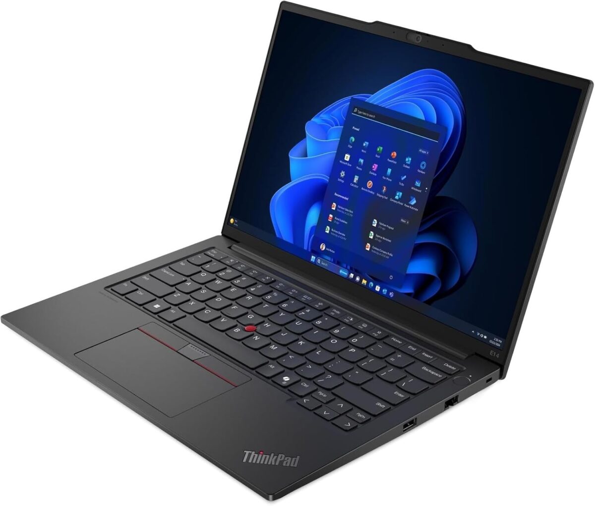 Lenovo ThinkPad E14 Gen 6 Business AI PC Laptop (14" FHD+ Anti-Glare, Intel 12-Core Ultra 5 125U (> i7-1355U), 16GB DDR5 RAM, 512GB SSD) Backlit, Fingerprint, 1080p Webcam, Thunderbolt 4, Win 11 Pro - Image 10