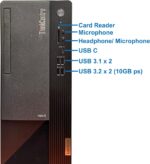 Lenovo ThinkCentre Neo 50T Gen4 Tower, Intel i9-12900K, 64GB Ram, 2TB NVMe SSD, DisplayPort, HDMI, VGA, USB C, SD Card Reader, AX Wi-Fi, BT, Windows 11 Pro, Black Desktop - Image 3