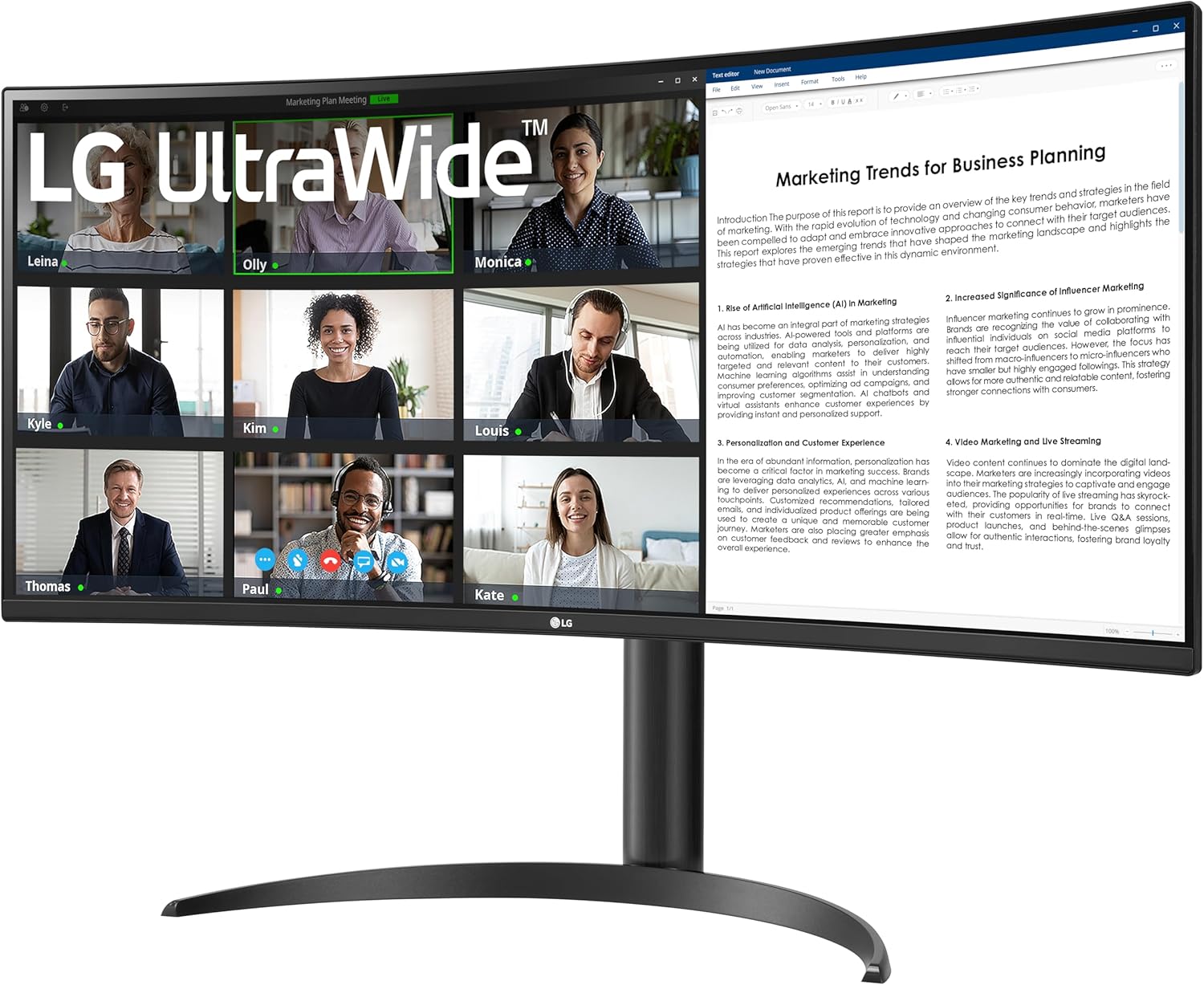 1761123493_LG-34WR55QK-B-34-inch-UltraWide-WQHD-3440-x-1440-Curved-Computer-Monitor-100Hz-5ms-HDR10-Reader-Mode-HDMI-DisplayPort-USB-Type-C-TiltHeight-Adjustable-Stand-Black.jpg LG 34WR55QK-B 34-inch UltraWide WQHD (3440 x 1440) Curved Computer Monitor, 100Hz, 5ms, HDR10, Reader Mode, HDMI, DisplayPort, USB Type-C, Tilt/Height Adjustable Stand, Black - Image 5