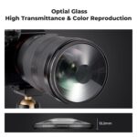 K&F CONCEPT 82mm Spiral Halo Camera Lens Filter, Premium Optical Glass Halo Swirl Special Effect Filter with Cleaning Cloth for Camera Lens - Image 6