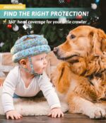 Baby Head Protector - Baby Helmet for Crawling Walking Running - No Bumps and Soft Cushion - Adjustable Protective Cap Infant Baby Safety Headguard - Toddler Helmets 6-12 Months 1-2 Years Old - Image 3