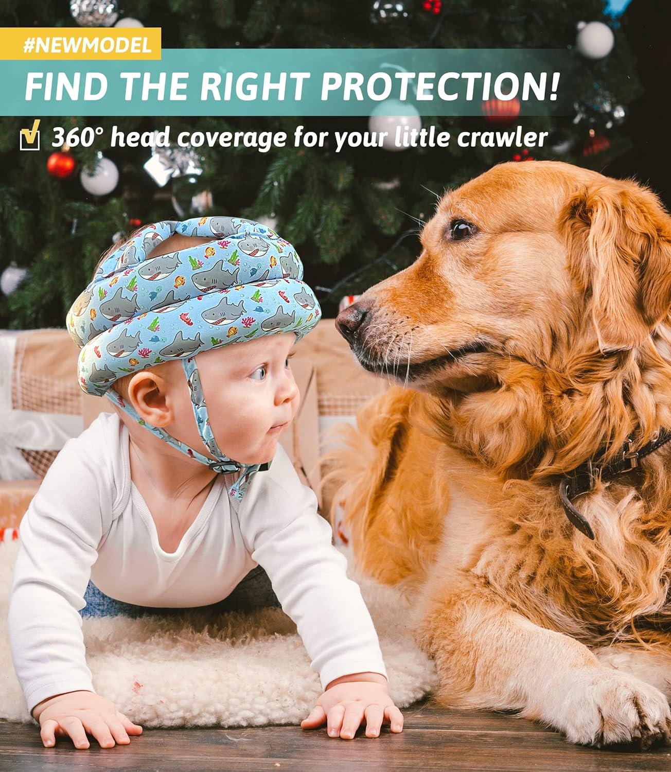 1761124553_Baby-Head-Protector-Baby-Helmet-for-Crawling-Walking-Running-No-Bumps-and-Soft-Cushion-Adjustable-Protective-Cap-Infant-Baby-Safety-Headguard-Toddler-Helmets-6-12-Months-1-2-Years-Old.jpg Baby Head Protector - Baby Helmet for Crawling Walking Running - No Bumps and Soft Cushion - Adjustable Protective Cap Infant Baby Safety Headguard - Toddler Helmets 6-12 Months 1-2 Years Old - Image 3
