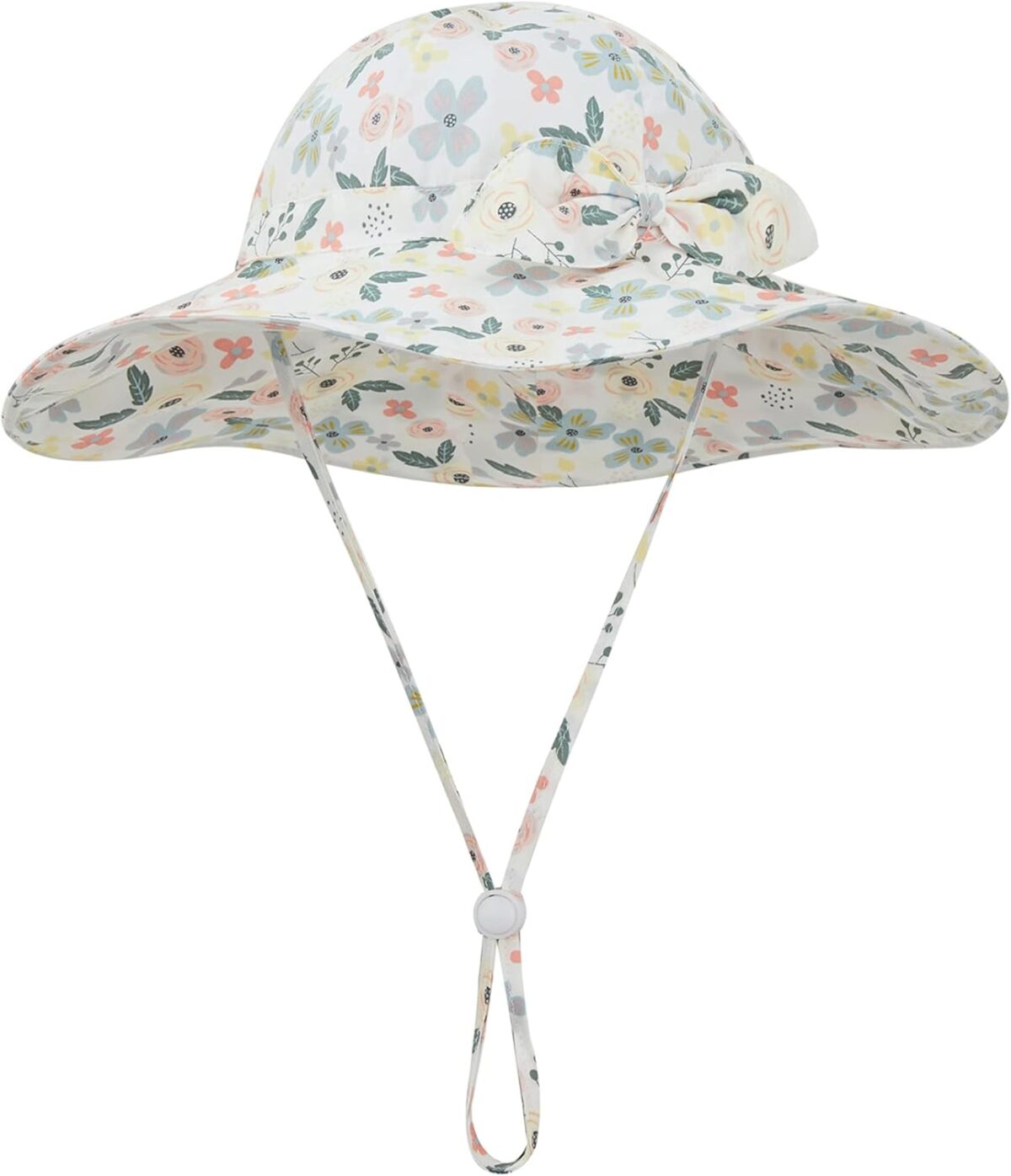 Baby Toddler Infant Girls Bucket Sun Hats Protection Beach UPF 50+ Toddler Wide Brim Bucket Summer Hats - Image 3