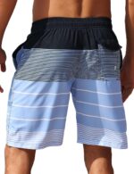 ELETOP Men's Swim Trunks Quick Dry Bathing Suit Swimming Board Shorts Mesh Lining Beach Swimwear - Image 3
