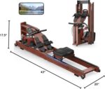 YOSUDA Water Rowing Machines for Home Use- Foldable Rower Machine 400LBS Weight Capacity with Dedicated Monitor & Bluetooth APP, Comfortable Seat - Image 10