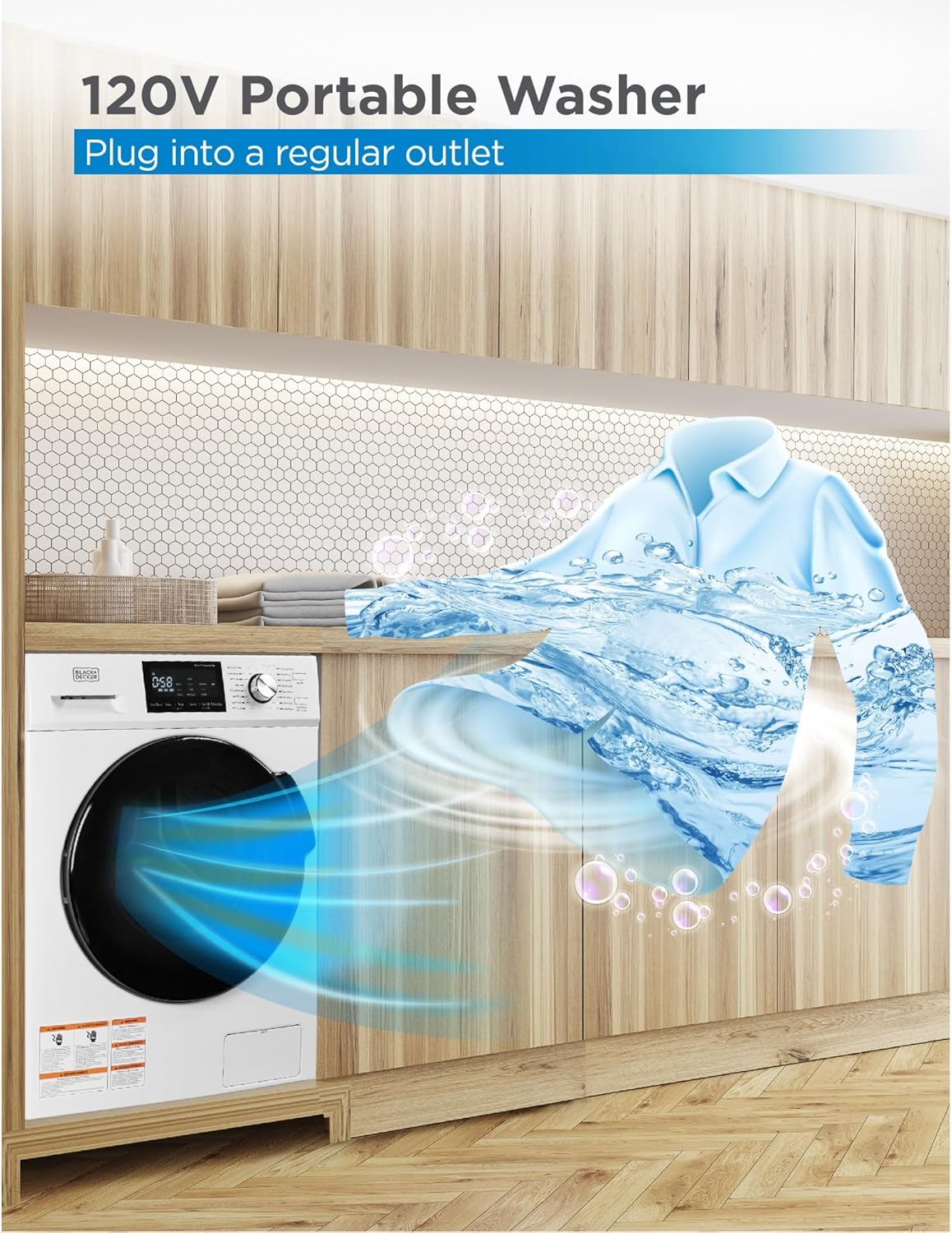 1761169568_BLACKDECKER-Front-Load-Washer-2.7-Cu.-Ft.-Compact-Washing-Machine-with-LED-Display-16-Cycles.jpg BLACK+DECKER Front Load Washer, 2.7 Cu. Ft. Compact Washing Machine with LED Display & 16 Cycles - Image 5